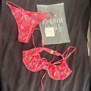 SOLD*** Kulani kini bikini set Strawberry Swirl